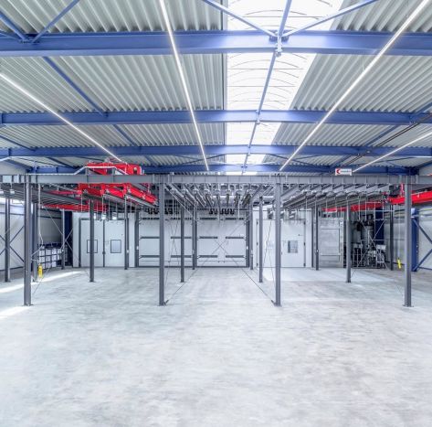 Pulverbeschichtungsanlage Monta